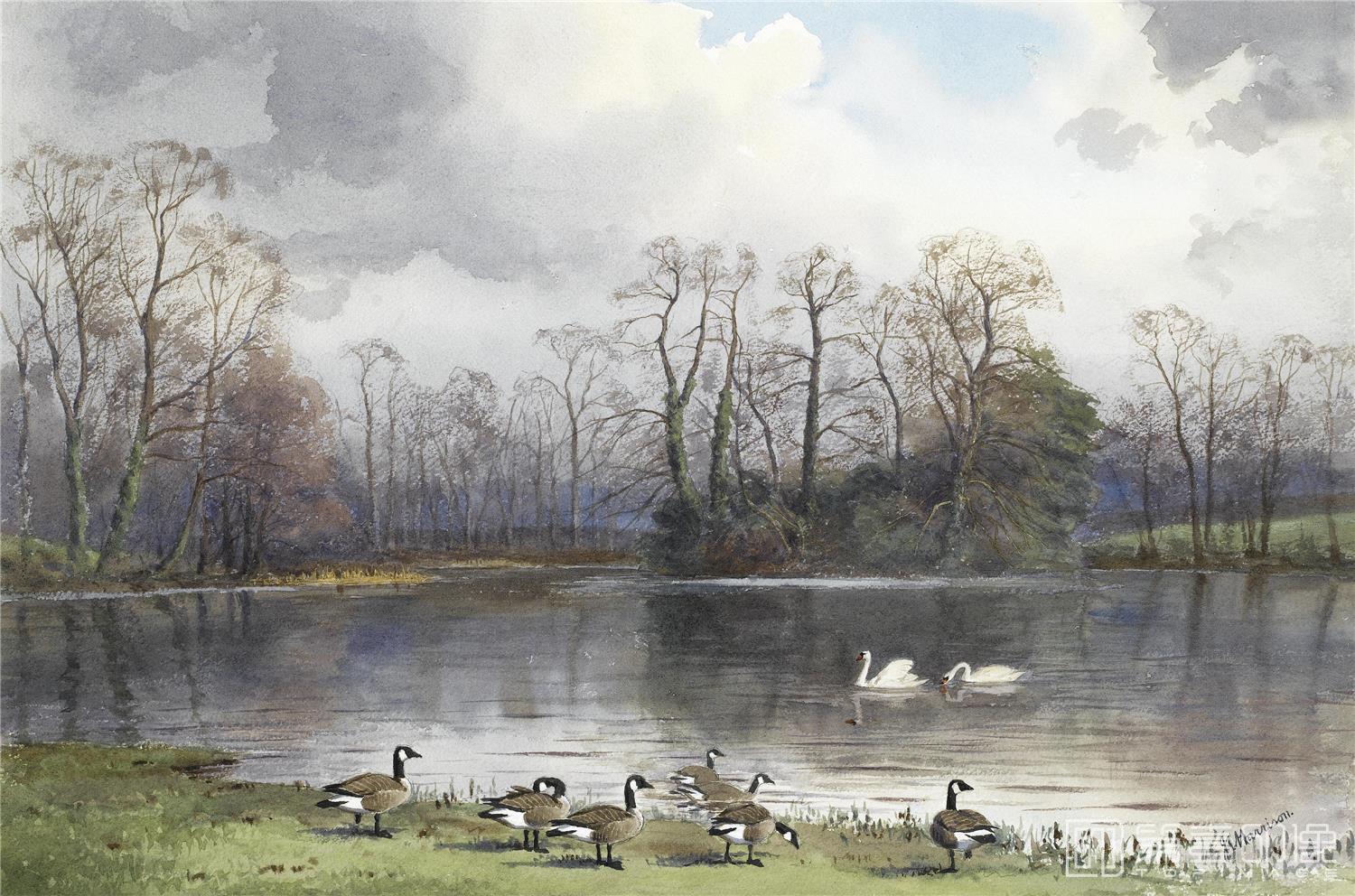油画-约翰.赛里尔·哈里森 John Harrison作品集-122